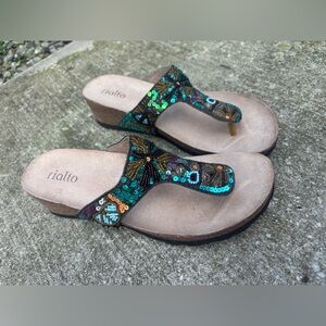 Sequin Embellished Sandals